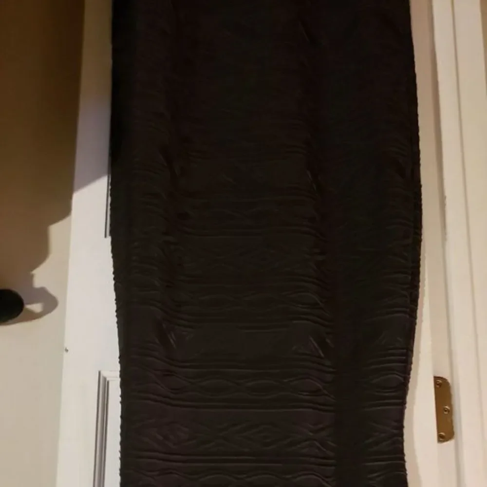 SHAPEFX Fitted Black Long ribbed‎ dress,Simple, Shaping & Stunning. Size 8 NEW - Picture 5 of 16